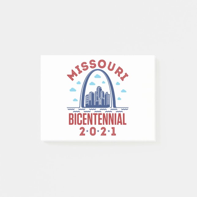 845701_Missouri Bicentennial 2021_LightShirt_10012 Post-it Notes (Front)