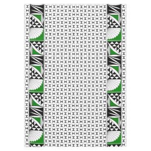 84" Southwest Sunrise in Green Tablecloth