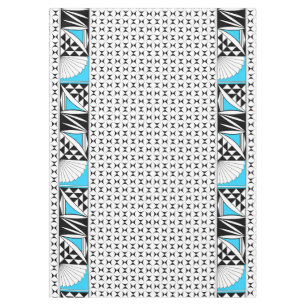 84" Southwest Sunrise in Turquoise Tablecloth