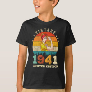 84 Year Old Bday 1941 Vintage 84th Birthday Women T-Shirt