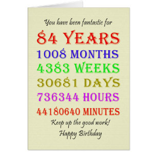 84e anniversaire Jalons