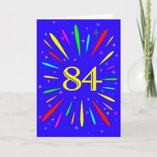 84th Birthday Explosion Card