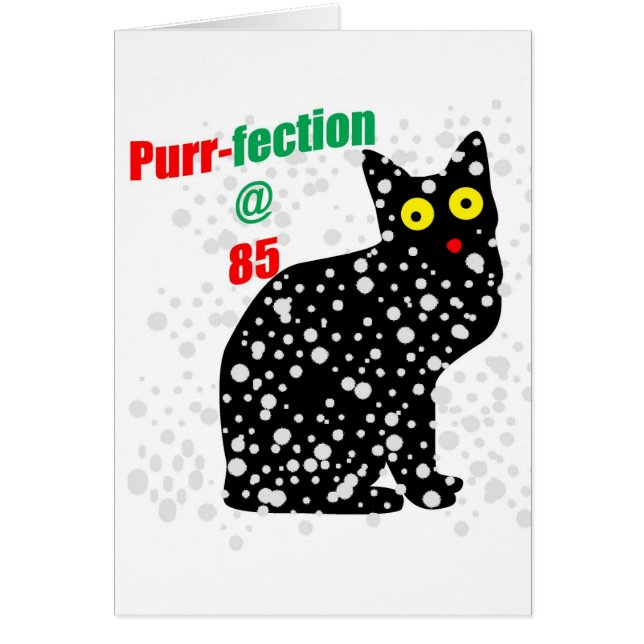 85 Snow Cat Purr-fection (Front)