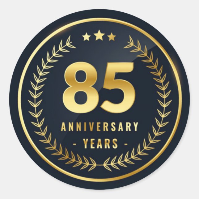 85 Year Anniversary Envelope Seal (Front)