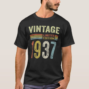 85 Year Old Gifts Vintage 1937 Limited Edition 85T T-Shirt