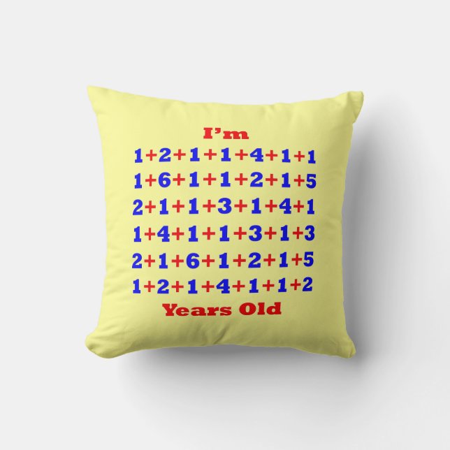 85 Years Old Throw Pillow (Front)