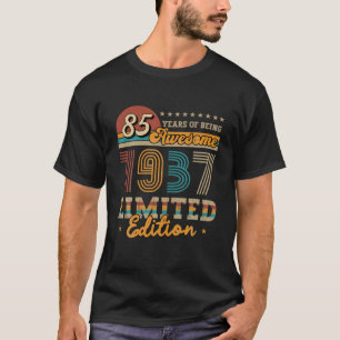 85 Yr Old Vintage 1937 Limited Edition Gift Idea 8 T-Shirt