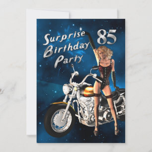 85th  Birthday party Invitation