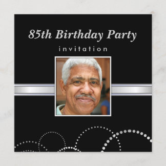 85th Birthday Party - Mens Photo Invitations