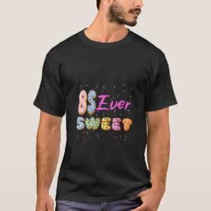 85th Birthday Party Sweet Girl Doughnut 85 Year Ol T-Shirt