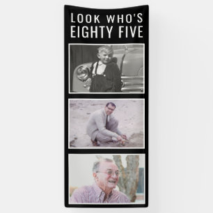 85th Birthday Photo Banner