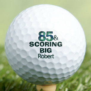 85th Birthday Scoring Big Custom Cool Gift Golf Balls