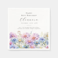 85th Birthday September Birth Flower Custom