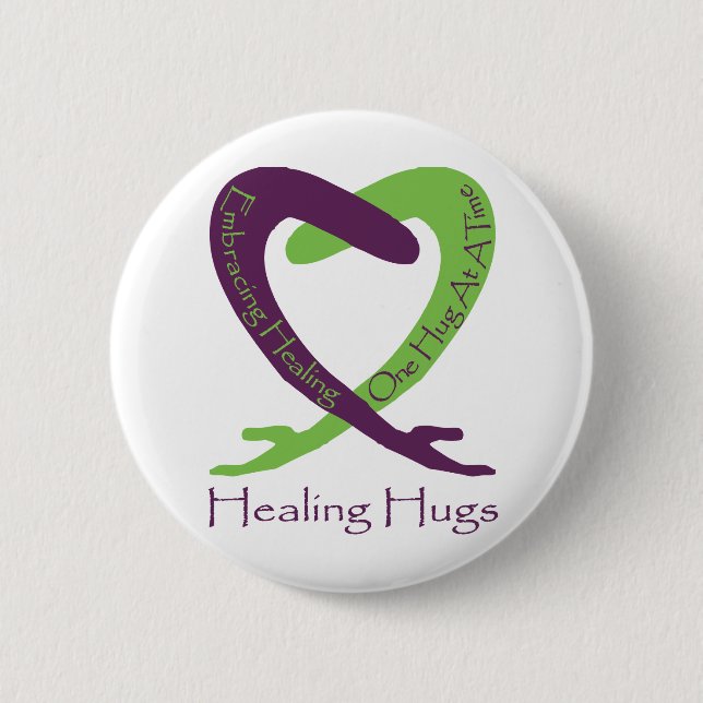 8621_Healing_Hugs_logo_8.31.11_test-2 2 Inch Round Button (Front)