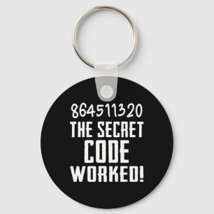 864511320 The Secret Code Worked! Trump Lost Biden Keychain