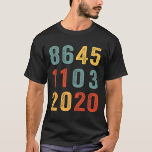 8645 1103 Vote Blue November 3 Vintage Anti Trump T-Shirt