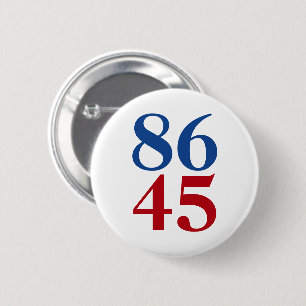 8645 Anti Trump 2 Inch Round Button