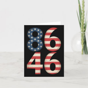 8646 American Flag Anti Joe Biden  Card