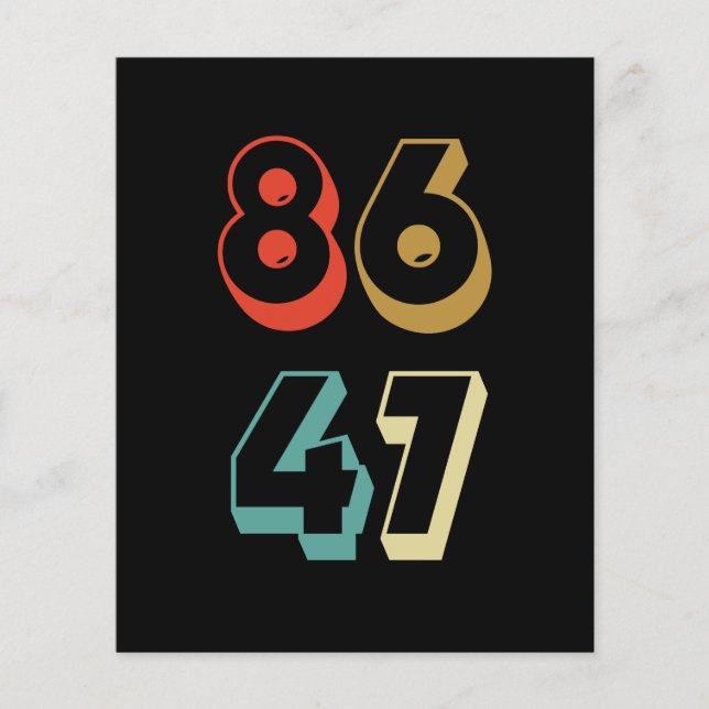 8647 Ant-Trump Flyer (Front)