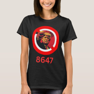 8647 Anti Trump 86 47 Retro Impeach 47 Anti-trump T-Shirt
