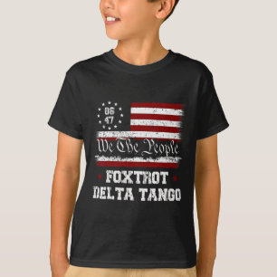 8647 Anti Trump Foxtrots Deltas Tangos Impeach 47 T-Shirt