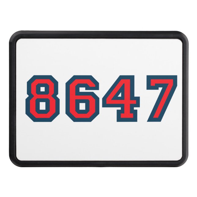 8647 Anti Trump Resistance Trailer Hitch Cover (Front)