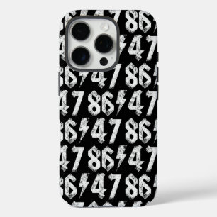 8647 Anti Trump Retro Vintage 80s Rock Style iPhone 16 Pro Case