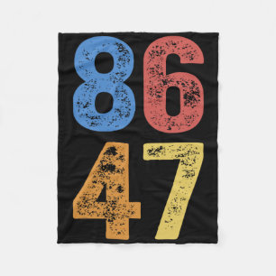 8647 Anti Trump Subtle Resist Protest Fleece Blanket