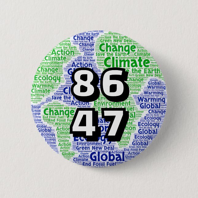 8647 (Earth) 2 Inch Round Button (Front)
