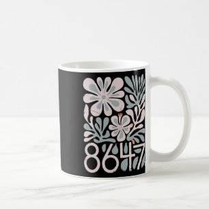 8647 Resist Subtle Floral Foxtrot Delta Tango Prot Coffee Mug