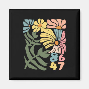 8647 Resist Subtle Floral Foxtrot Delta Tango Prot Magnet