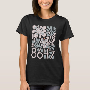 8647 Resist Subtle Floral Foxtrot Delta Tango Prot T-Shirt