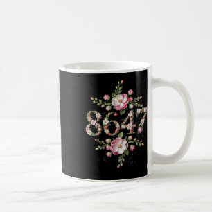 8647 Subtle Anti Trump 8647 Floral Boho Style  Coffee Mug