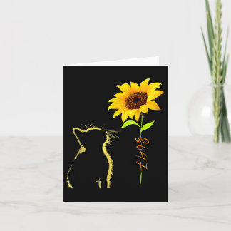 8647 Subtle Anti Trump 86 47 Cat Sunflower, Cat Lo Card