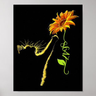 8647 Subtle Anti Trump 86 47 Sunflower Cat Lovers Poster