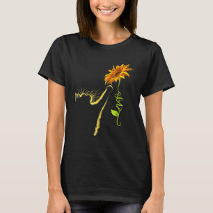 8647 Subtle Anti Trump 86 47 Sunflower Cat Lovers  T-Shirt