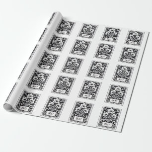 8647 Subtle Anti Trump Anti MAGA 86 47 Floral Boho Wrapping Paper