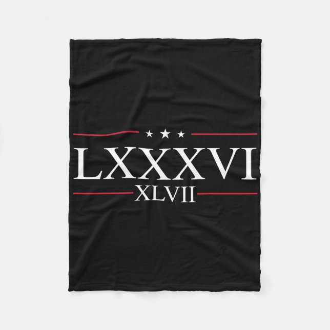 8647 Subtle Resist Trump  Fleece Blanket (Front)