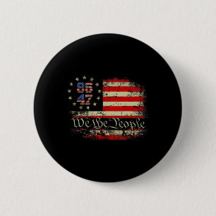 8647 Trump 86 47 Us Flag We The People Impeach 47 2 Inch Round Button