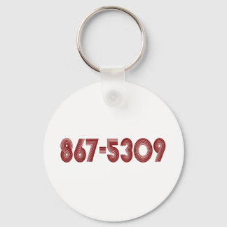867-5309 KEYCHAIN