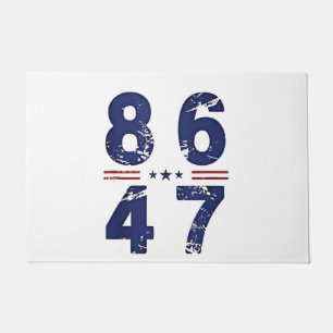86 47 Anti Trump 8647 Retro Vintage Style Doormat