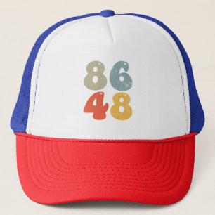86 47 Anti Trump 8648 Retro Vintage 2028 Election Trucker Hat