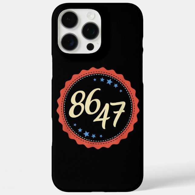 86 47 Anti Trump Funny Case-Mate iPhone Case (Back)