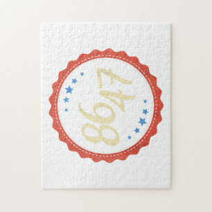 86 47 Anti Trump Funny  Jigsaw Puzzle