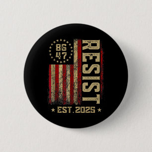 86 47 Anti Trump Resist Impeach Trump Impeach 47 U 2 Inch Round Button