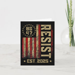 86 47 Anti Trump Resist Impeach Trump Impeach 47 U Card