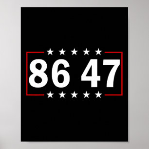 86 47 Anti-trump Subtle Anti Trump 8647 1 Poster