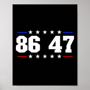 86 47 Anti-trump Subtle Anti Trump 8647 2 Poster