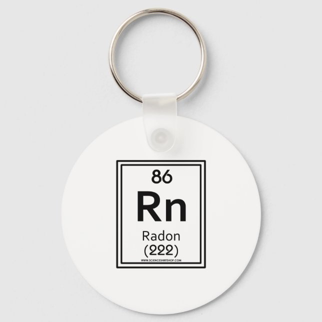 86 Radon Keychain (Front)