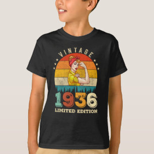 86 Year Old Bday 1936 Vintage 86th Birthday Women T-Shirt